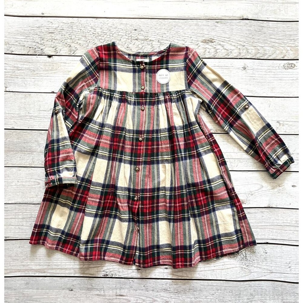 NWOT Next Plaid Flannel Christmas Dress